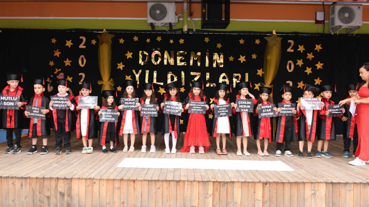 Adana Kozanoğlu Lions Anaokulu'nda Mezuniyet Coşkusu