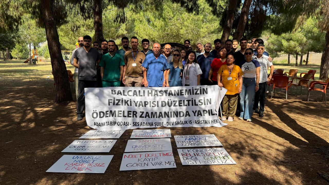 Balcalı Hastanesi Sağlık Çalışanları 3 Gün İş Bıraktı