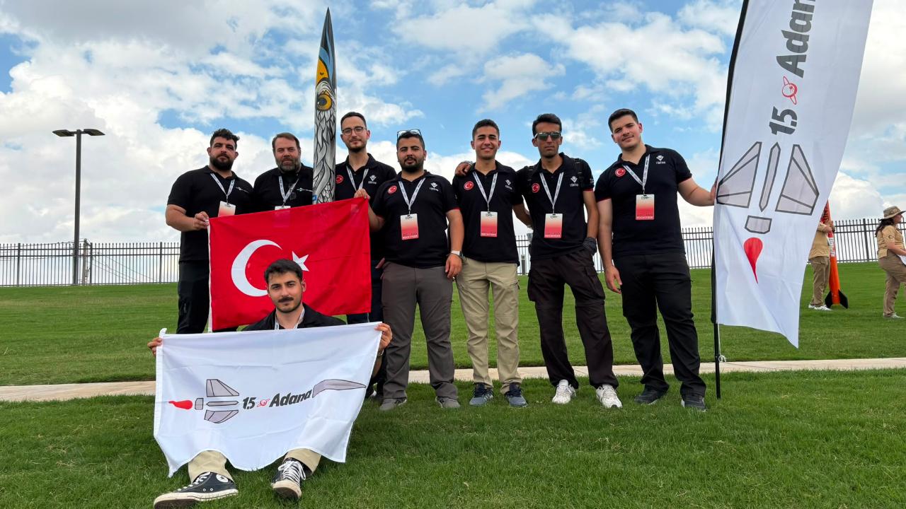 ÇÜ 1.5 Adana Roket Takımı, Uluslararası Roket Mühendisliği Yarışması’nda Türkiye’yi Temsil Ediyor