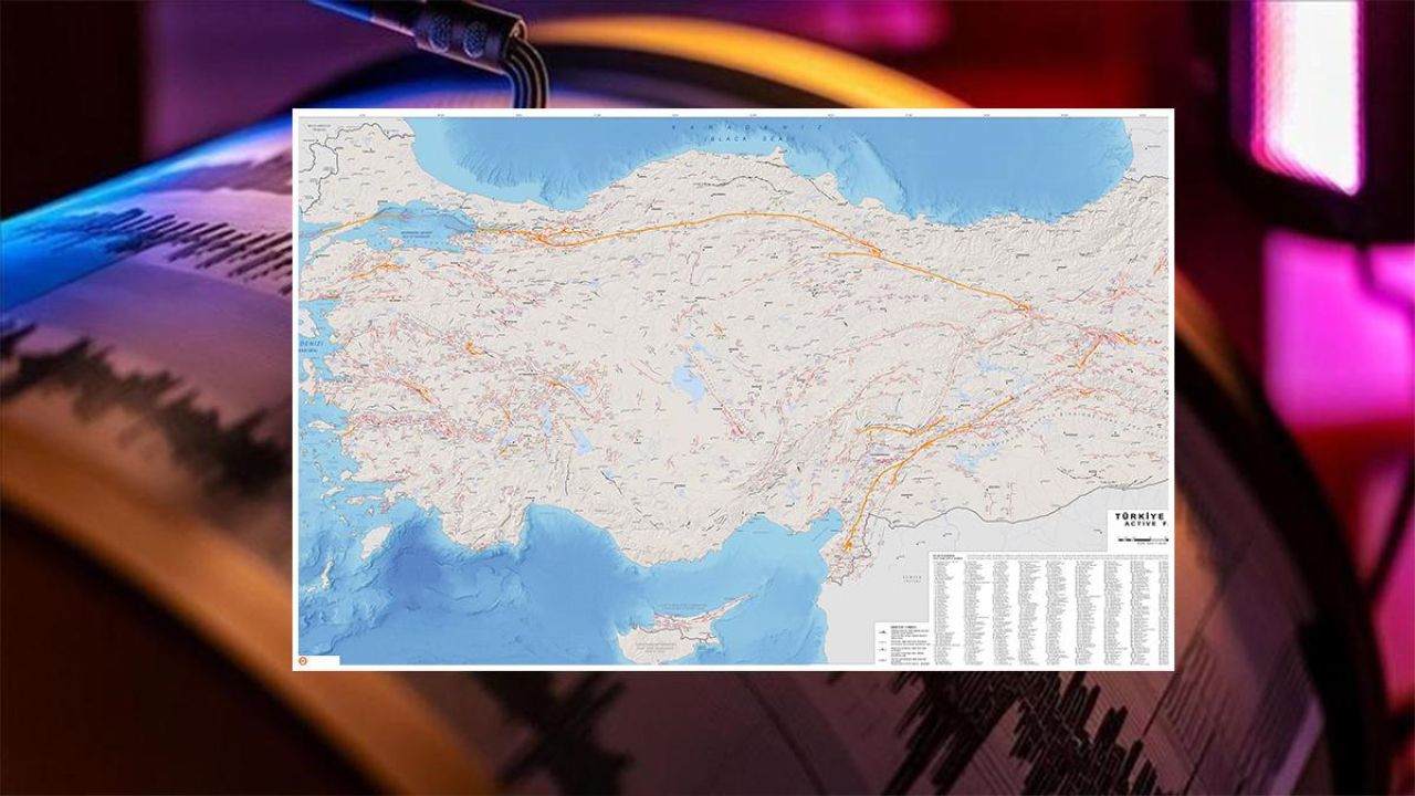 Deprem Tehlikesi Haritada:Türkiye’de Diri fay Sayısı 700’e Yükseldi