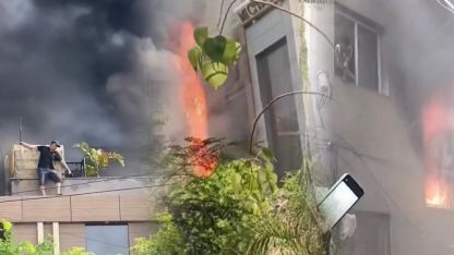 Hindistan'daki Otelde Can Pazarı! Çaresizce Aşağı Atladılar