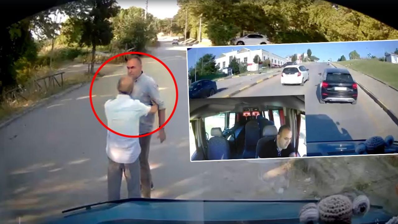 Savcı Yol Kesti, Aracından İndi, Minibüs Şoförüne Saldırdı!