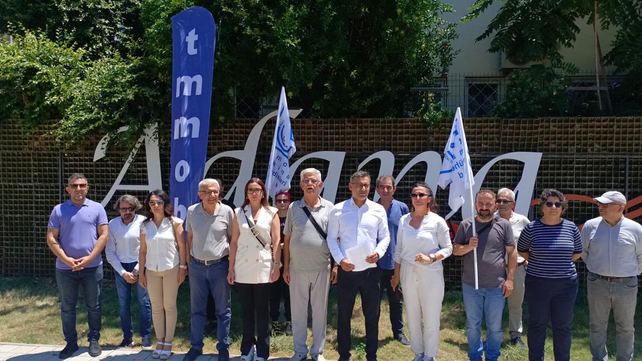 TMMOB Adana'dan İktidara Tepki:''Belediye Başkanlarının Tutuklanması Hizmeti Aksatıyor''