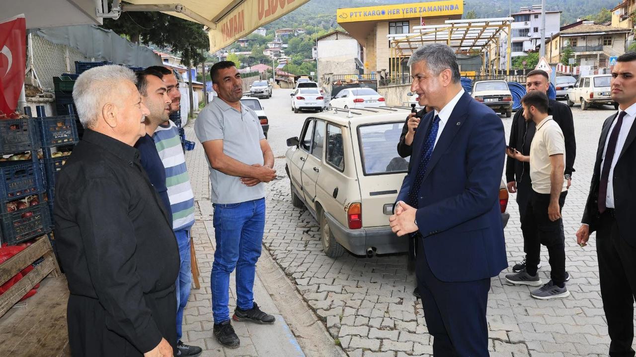 Vali Yavuz İlçelere Ziyaretlerini Sürdürüyor
