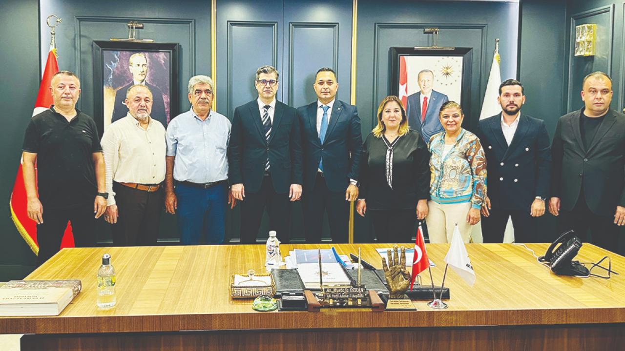 AK Parti Sarıçam Teşkilatı’ndan İl Başkanı Özkan’a Ziyaret