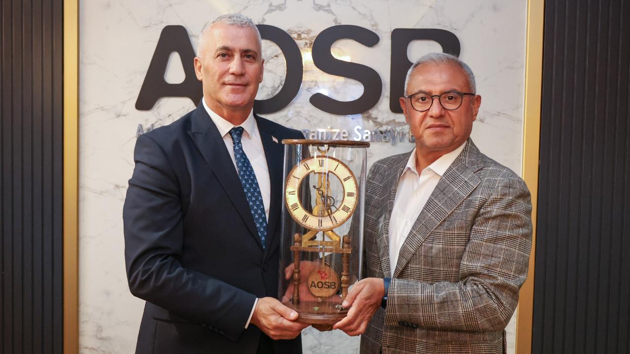KKTC Ekonomi ve Enerji Bakanı Olgun Amcaoğlu’ndan AOSB’ye Ziyaret
