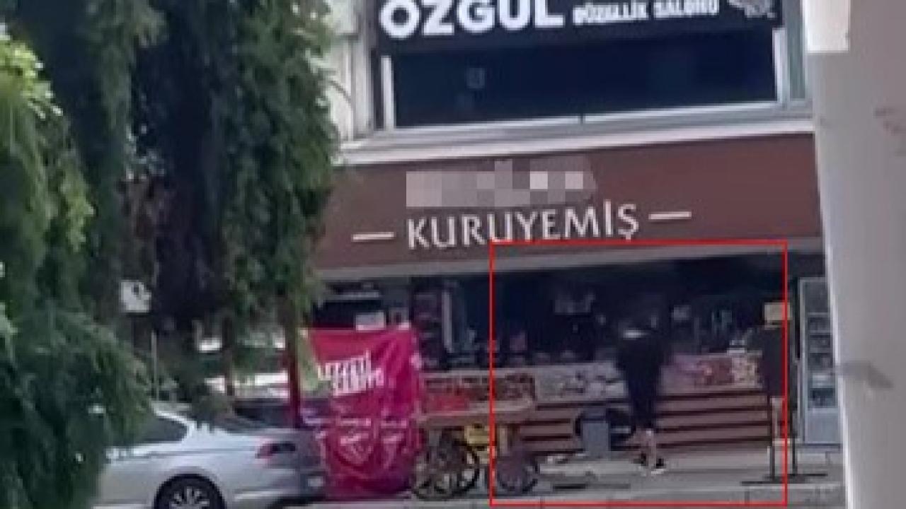 Kuruyemişçi Dükkanını Kurşunladı