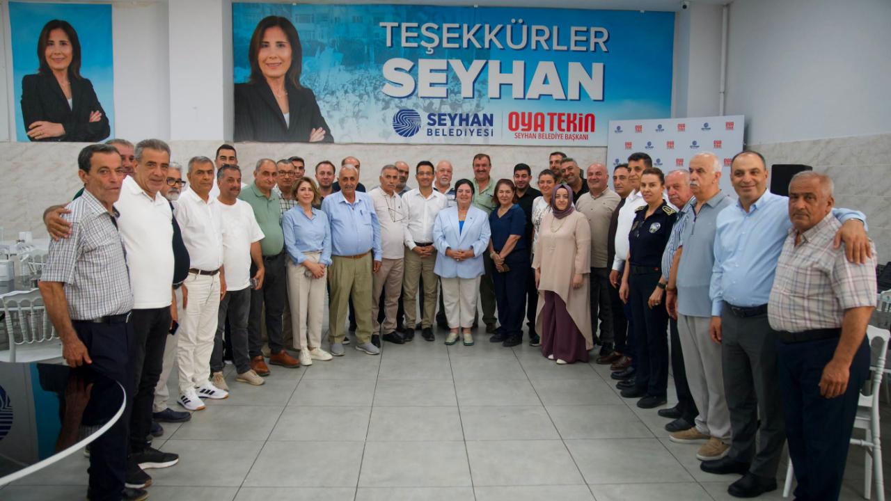 Seyhan'da Muhtarla Buluştu
