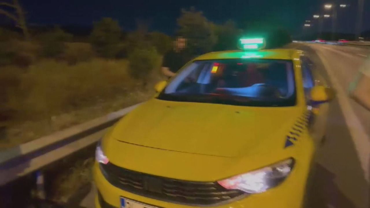 Şüpheli Taksiden Kaçak Göçmenler Çıktı:1 Gözaltı