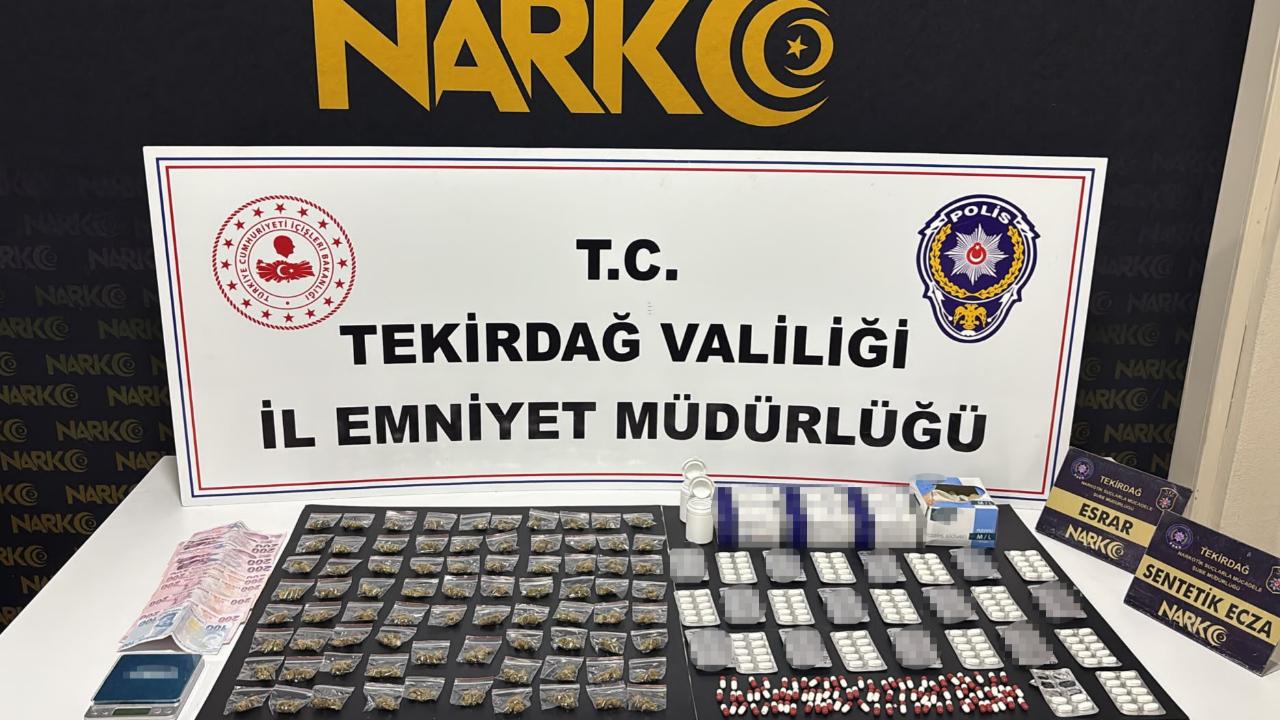 Tekirdağ'da Uyuşturucuya Büyük Darbe: 110 Şüpheliye İşlem