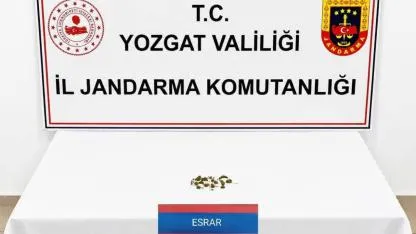 Yozgat'ta Uyuşturucu Operasyonu: 1 Gözaltı